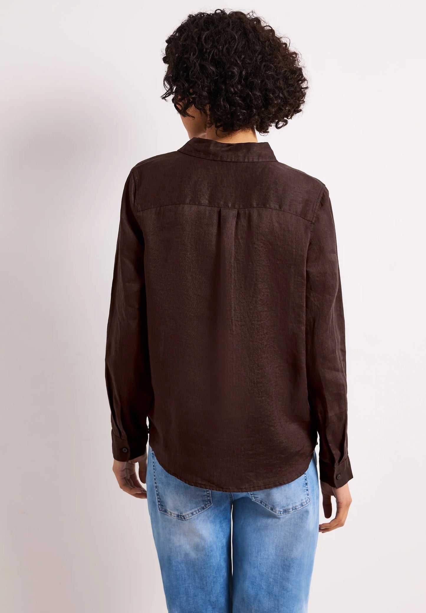 SOL_Solid shirtcollar blouse w