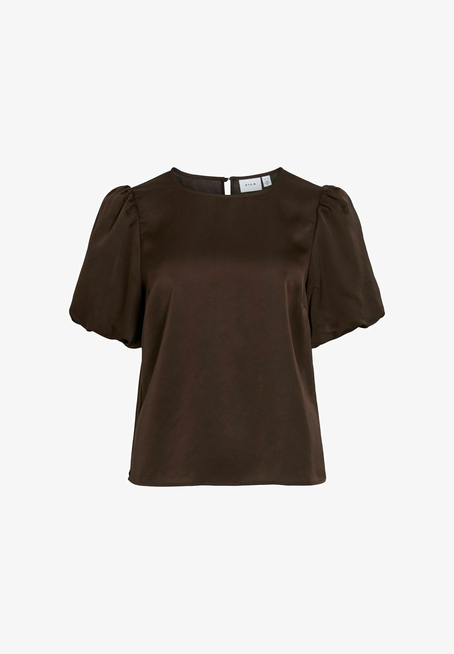 VIELLETTE 2/4 SATIN PUFF TOP - NOOS