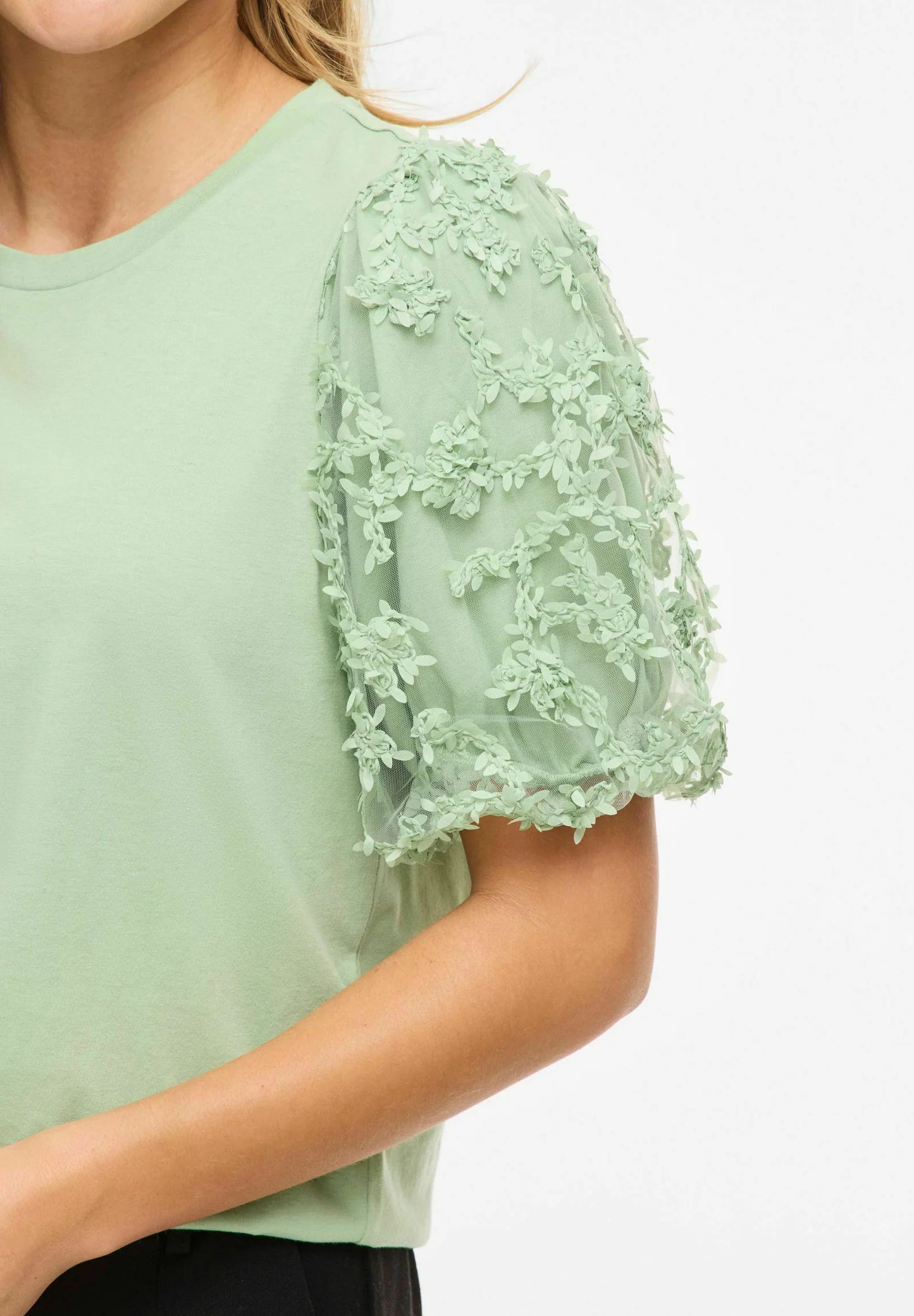 VIONESCA O-NECK S/S TOP