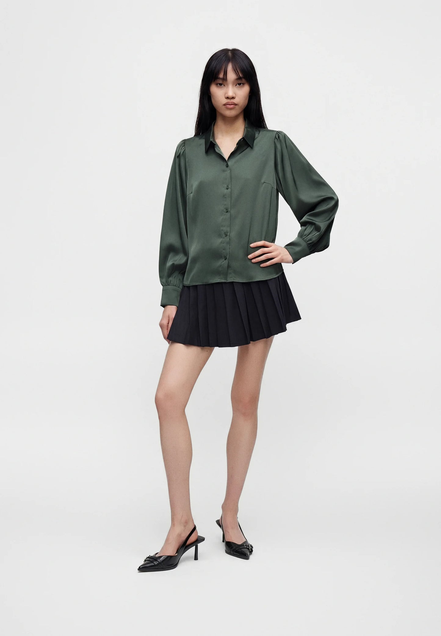 VIENNA RAVENNA L/S BALLOON SHIRT - NOOS